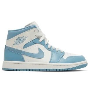Jordan Blue and White Sneakers